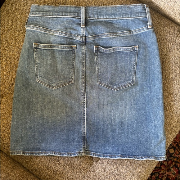 J Crew Denim Mini Skirt Size 2 XS Worn Once - Picture 2 of 5